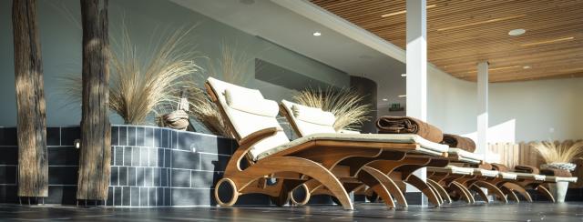 Liegen im Wellnessbereich des DünenSpa`s